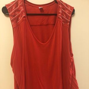 Super Cute Embroidered Fall Old Navy Tank